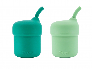 PURA MyMy Straw Cup Silicone 150ml pack of 2